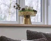 Opsats dekoration guld Ø.26 cm