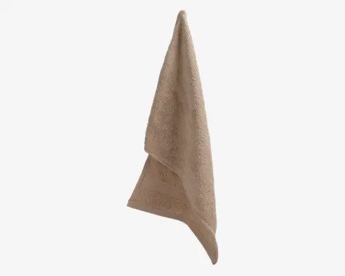 Håndklæde 30x50 cm Sandfarvet