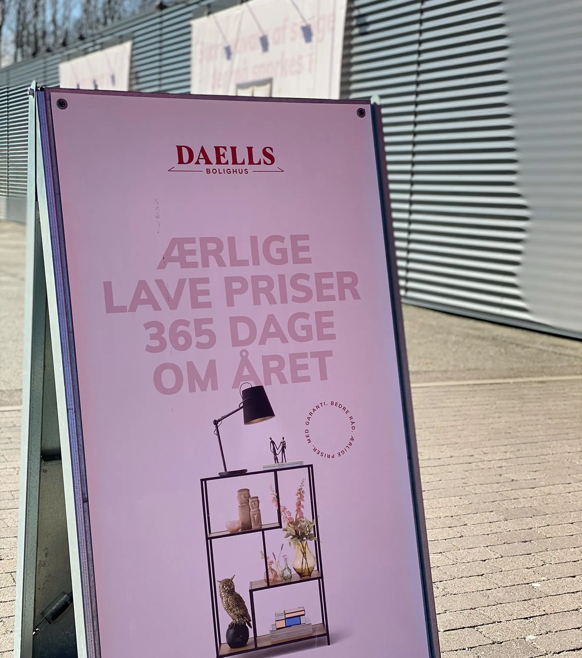 Skilt med priser du kan stole på 