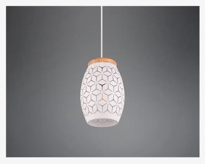 Pendel Bidar Hvid Ø.15 cm