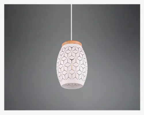 Pendel Bidar Hvid Ø.15 cm