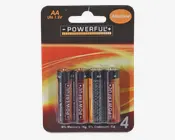 Alkaline Batteri AA 4 Stk. 