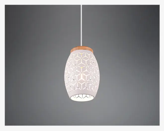 Pendel Bidar Hvid Ø.15 cm