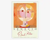 Plakat Senecio - Paul Klee 