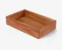 Organiserings bakke akacietræ 23x15 cm