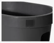 Urtepotteskjuler oval grå 27x40 cm