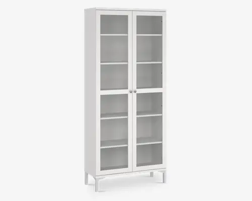 Vitrine Roma i hvid