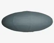 Lampeskærm Villo blå Ø.60 cm