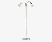Gulvlampe Ray dobbelt H.155 cm