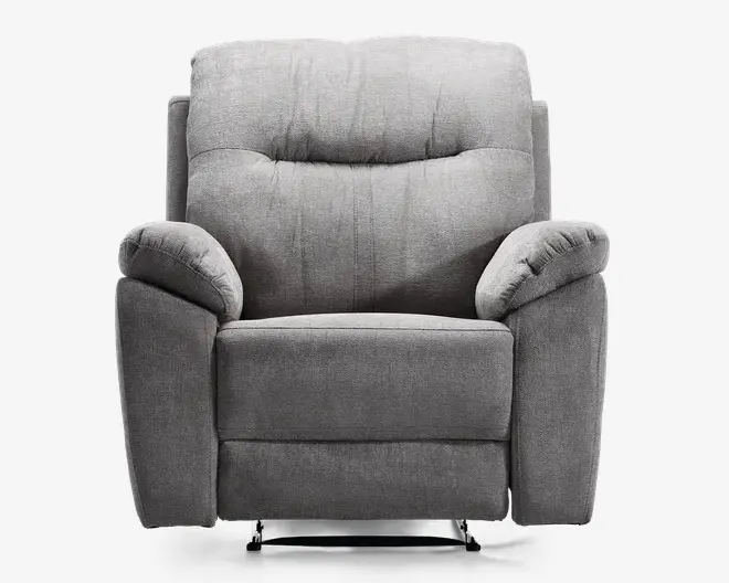 Hvilestol recliner elektrisk grå