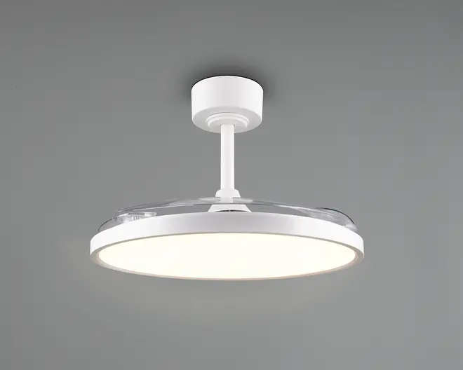 Loftlampe med indbygget ventilator