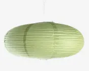 Rispapirlampe grøn Ø.50 cm 