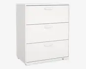 Kommode Sofia hvid med 3 skuffer 