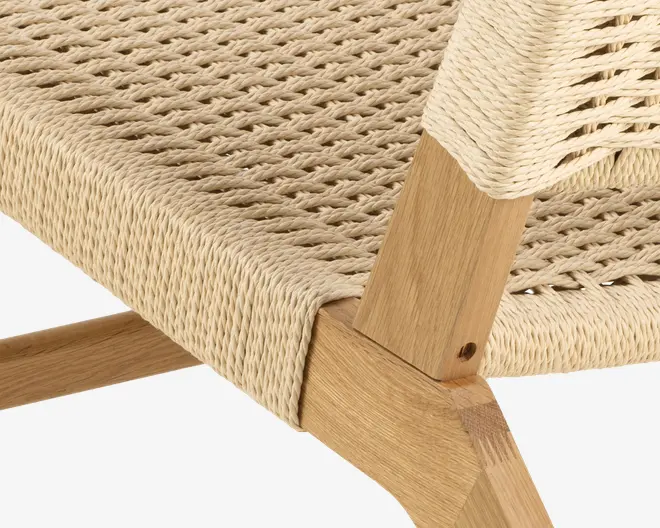 Loungestol Carson massiv eg