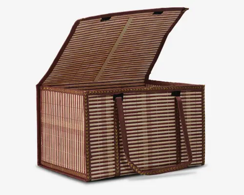Picnic Kurv Bambus Natur H.26 cm