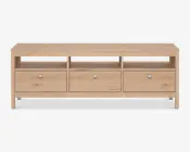 Tv-bord Madrid lys eg m/3 skuffer