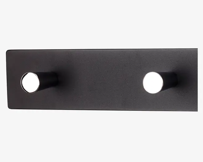 Knagerække Melody 4 inox/krom