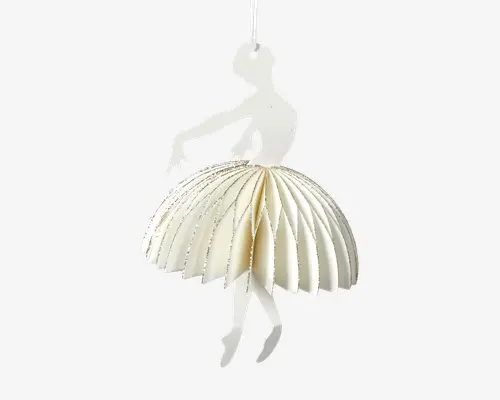 Ornament ballerina assorteret H.13 cm