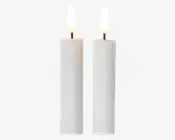 Stagelys 2Stk LED Hvid H.22cm