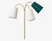 Gulvlampe Salsa Guld H.140 cm