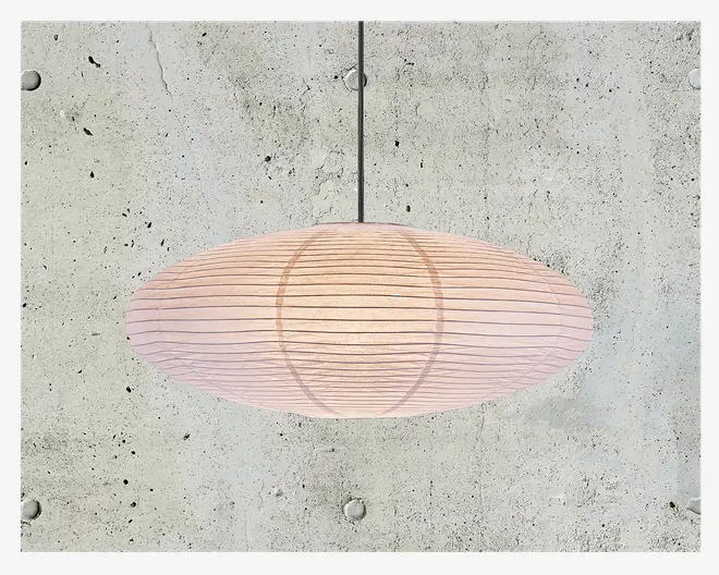 Lampeskærm Villo hvid Ø.60 cm