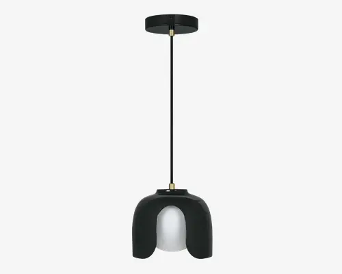 Loftlampe Corolle sort Ø.20 cm