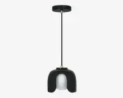 Loftlampe Corolle sort Ø.20 cm 