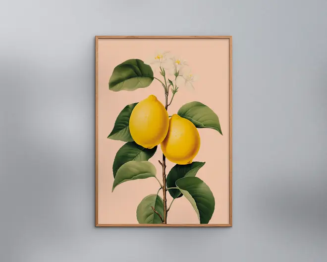 Plakat Lemons Neuraland Oak 70x100 cm