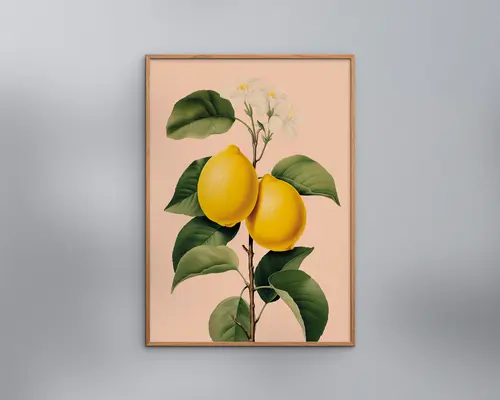 Plakat Lemons Neuraland Oak 70x100 cm