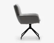 Spisebordsstol med armlæn og rotation