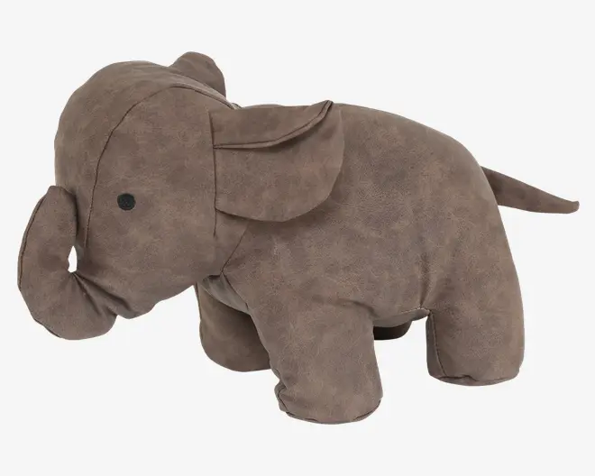 Dørstopper Elefant Grå/Brun Ass.