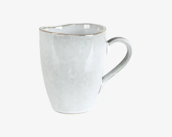 Krus m. Hank Blank Stone Ø.8 cm