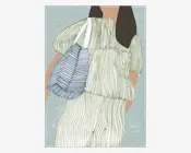 Plakat Wild Apple Striped 100x140 cm