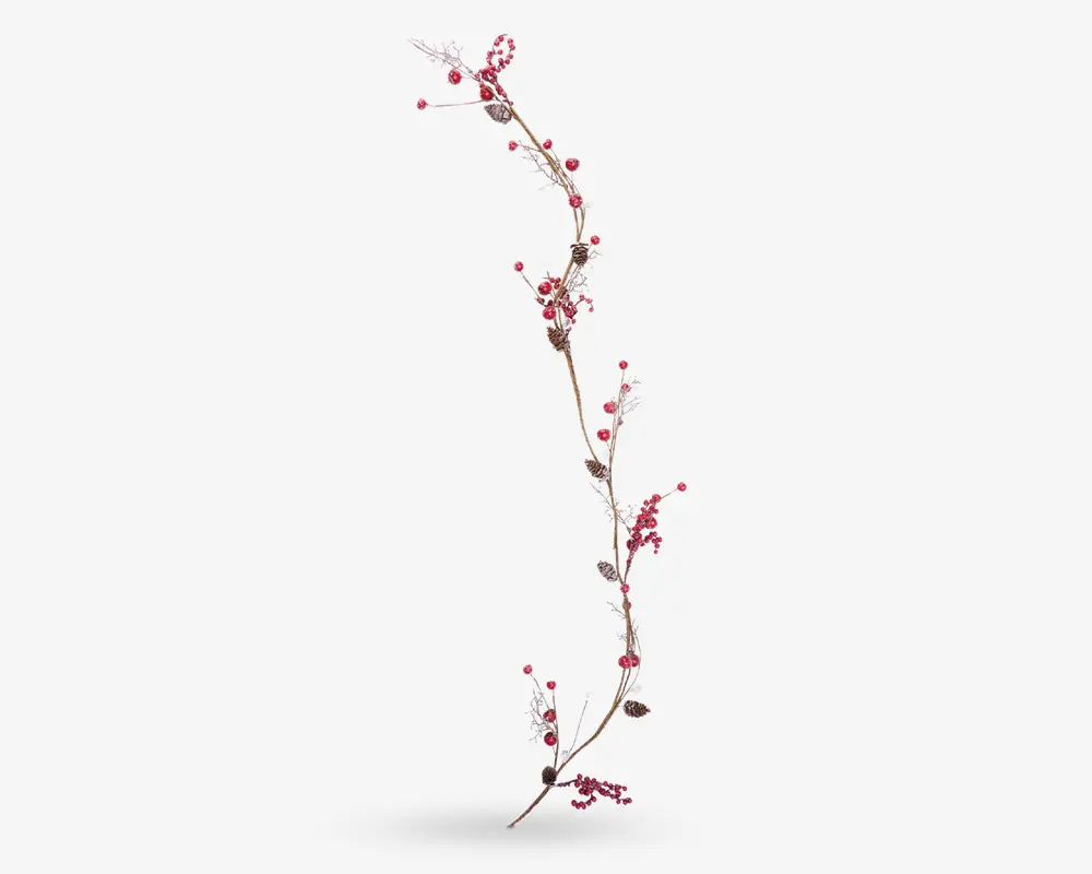 En elegant, buet hårsmykke dekoreret med klynger af små lyserøde krystaller og perler, som er arrangeret langs en tynd, guldfarvet tråd. Smykket har flere grene med blomsterdetaljer, hvilket giver et romantisk og raffineret udtryk, der passer til bryllup eller festlige frisurer.