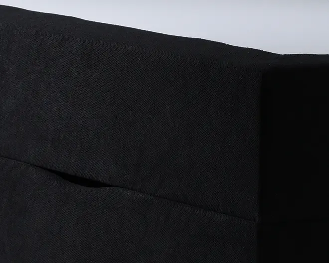 Boxmadras med magasin 90 x 200 cm sort