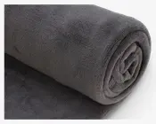 Plaid Fleece Grå 125x150 cm 