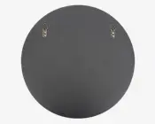 Spejl Cirkel Sort Ø.100 cm