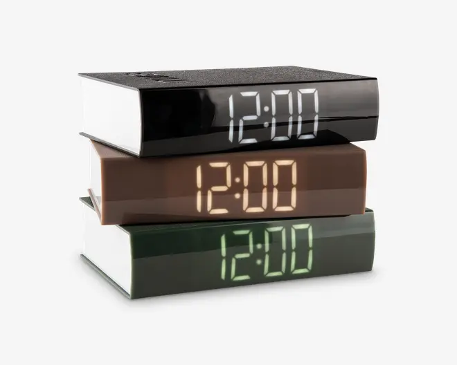 Vækkeur bog grøn H.5 cm 