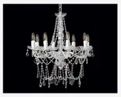 Lysekrone Imperial 8-armet Hvid Ø.55 cm