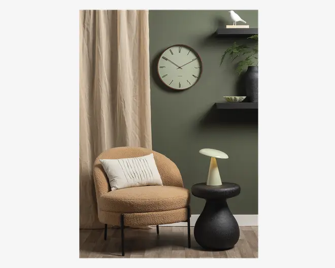 Vægur Scandia grøn Ø.40 cm