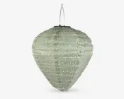 Solar rispapirlampe grøn Ø.33 cm