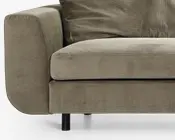 Sofa 4 Pers. Motive grøn fløjl