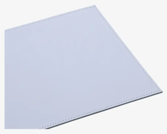 Dækkeserviet lys blå pu 45x30 cm