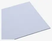 Dækkeserviet lys blå pu 45x30 cm