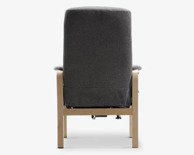 Otium stol grå/natur med sædeløft