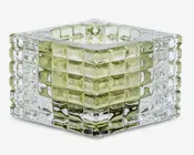 Zoe fyrfadsstage lysegrøn H.5 cm