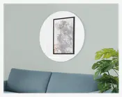Spejl Cirkel Slim Ø.110 cm