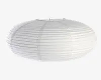 Rispapirlampe hvid Ø.50 cm 
