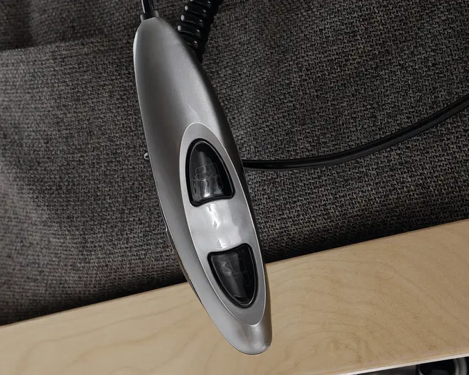 Otium stol grå/natur med sædeløft