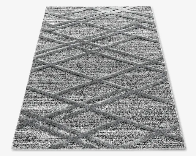 Tæppe Pisa mørk grå 140 x 200 cm